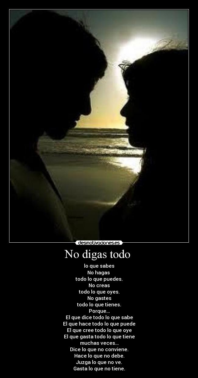 No digas todo  - 