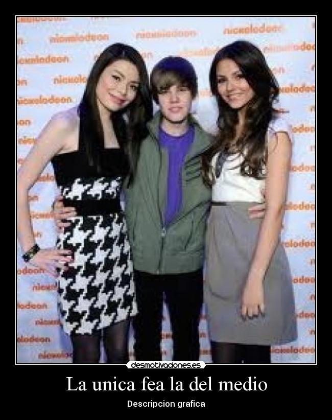La unica fea la del medio -