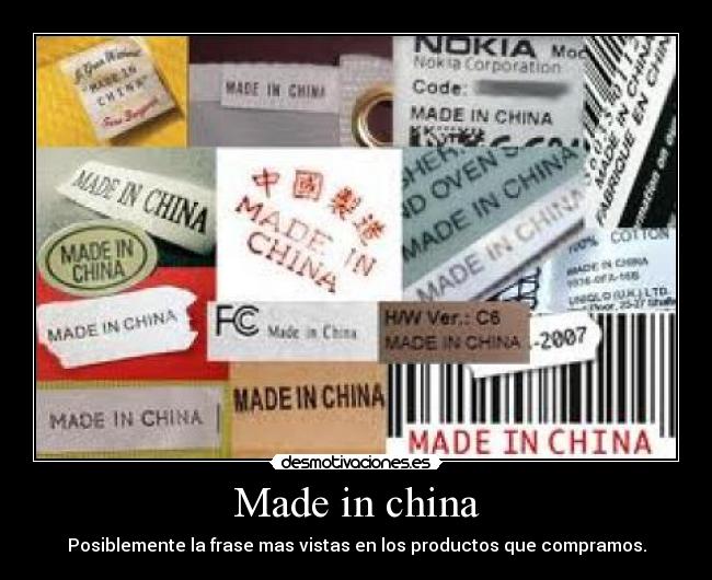 Made in china -