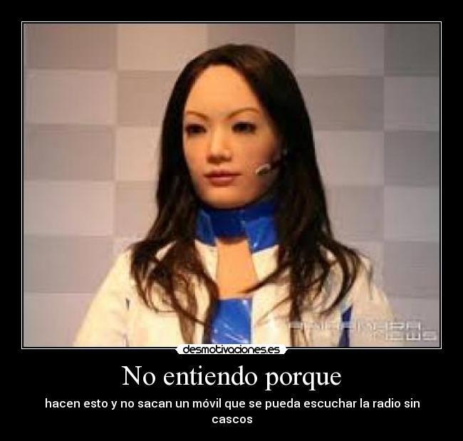 No entiendo porque -