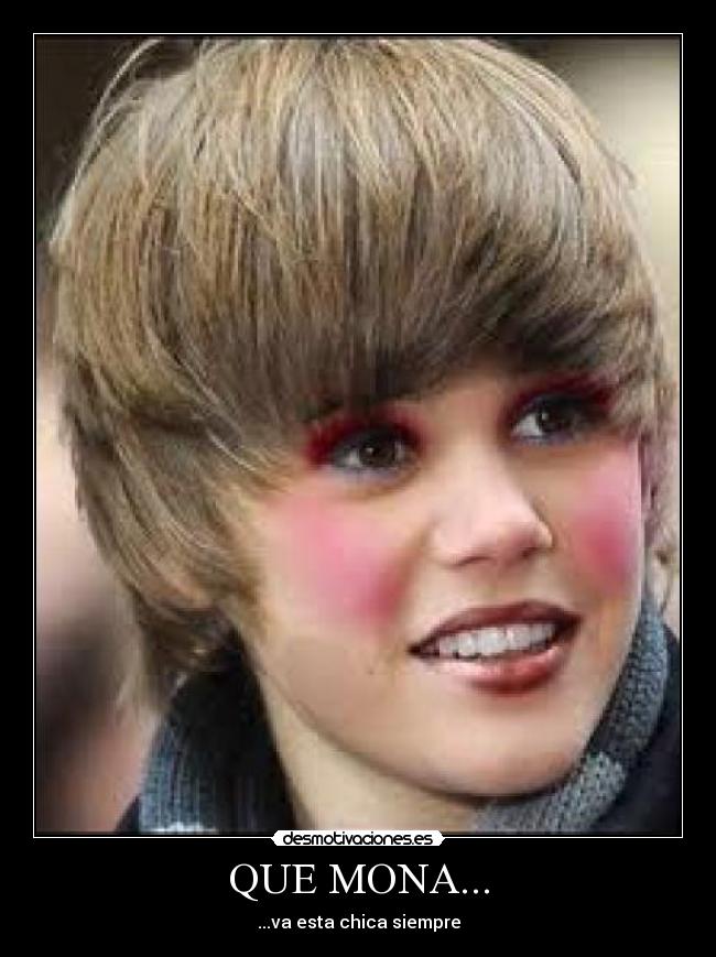 QUE MONA... - ...va esta chica siempre