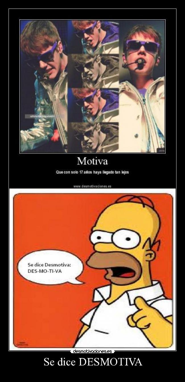 Se dice DESMOTIVA - 