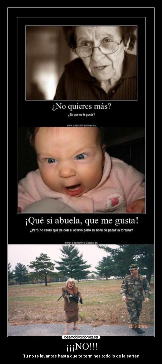 ¡¡¡NO!!! -