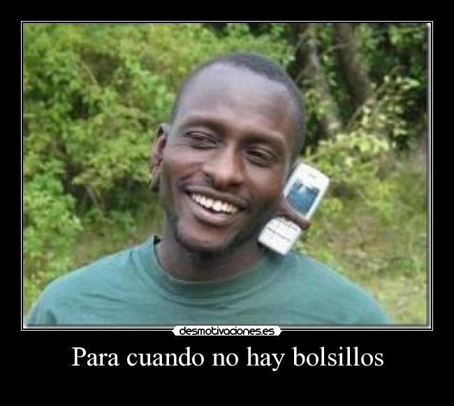 Para cuando no hay bolsillos -