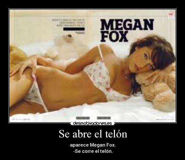 carteles megan fox telon desmotivaciones