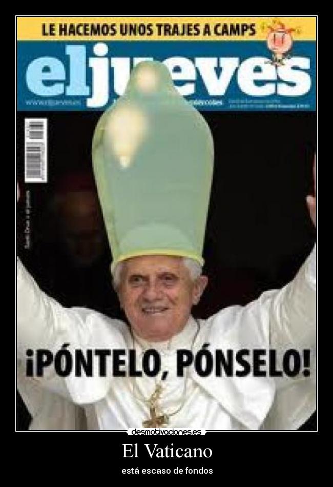 El Vaticano - está escaso de fondos