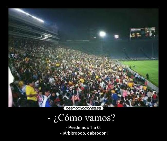 - ¿Cómo vamos?   - 