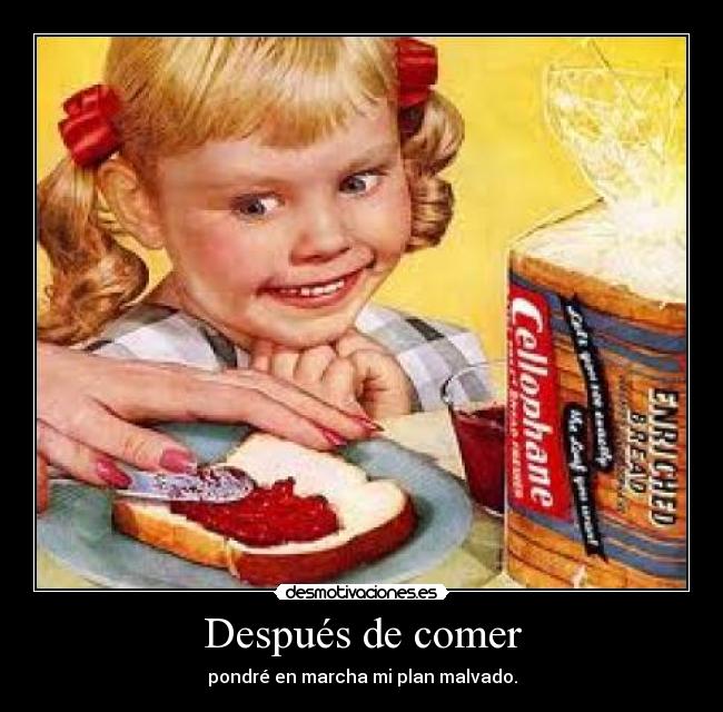 Después de comer -