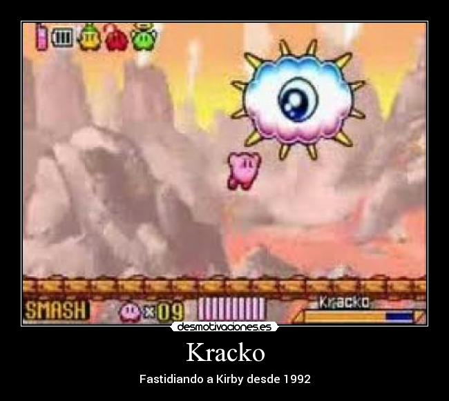 Kracko - Fastidiando a Kirby desde 1992