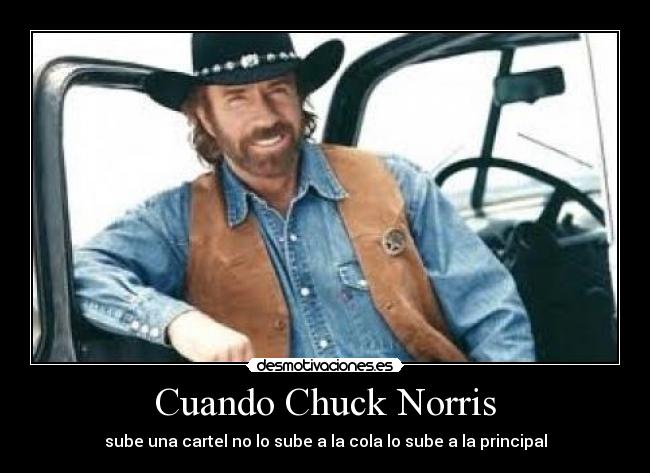 Cuando Chuck Norris -