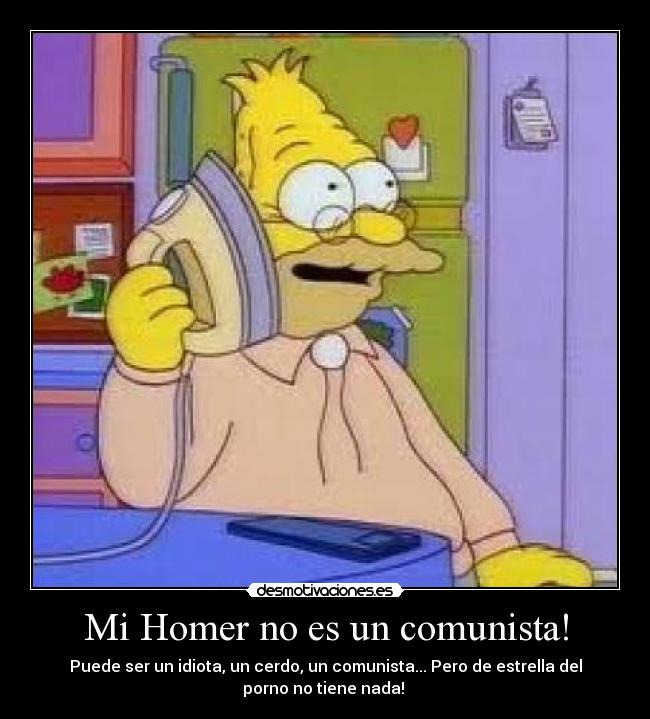Mi Homer no es un comunista! -