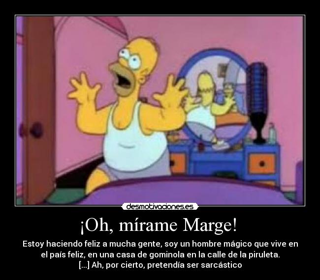 ¡Oh, mírame Marge! -