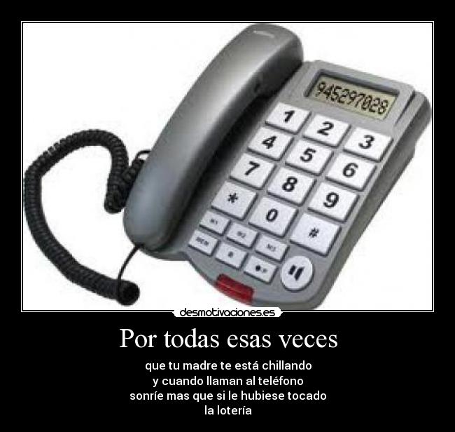 Por todas esas veces -