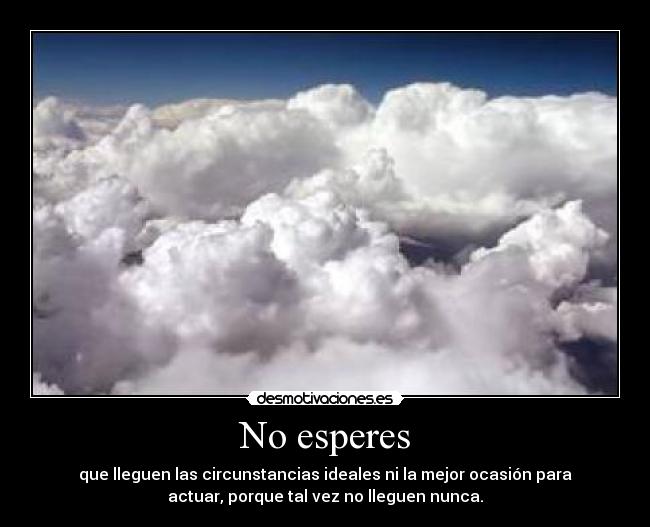No esperes - 