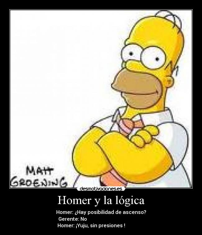 Homer y la lógica - 
