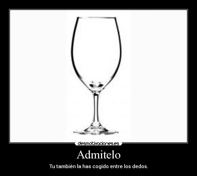 Admitelo - Tu también la has cogido entre los dedos.