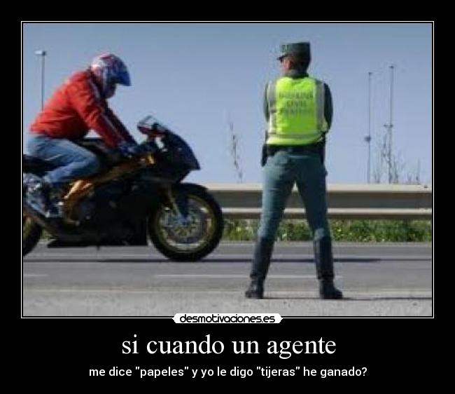 si cuando un agente - 