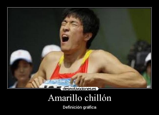 Amarillo chillón -