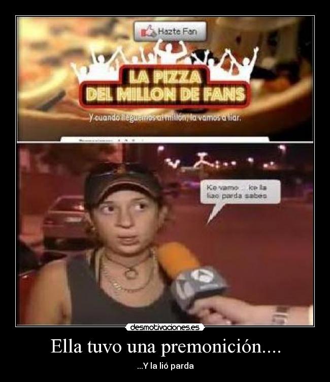 Ella tuvo una premonición.... -