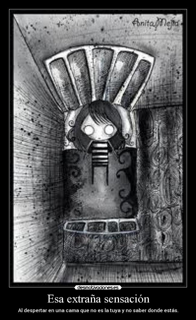 carteles cama despertar esa extrana sensacion desmotivaciones