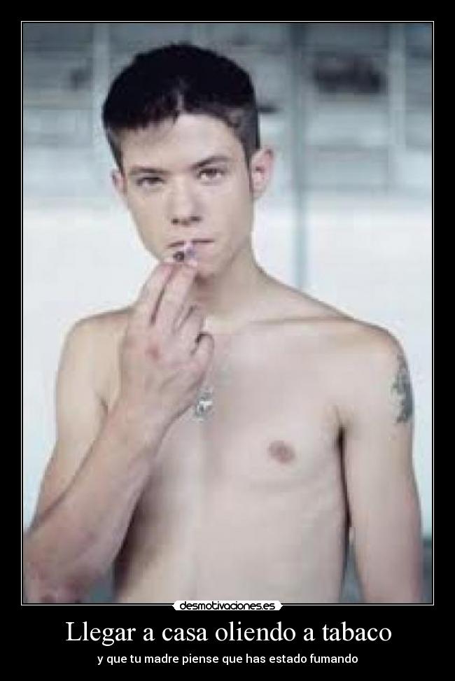 Llegar a casa oliendo a tabaco - 