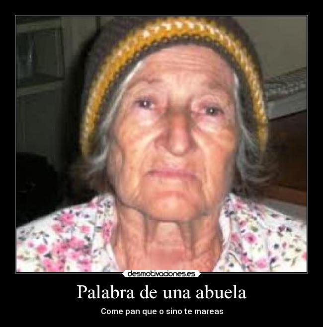 Palabra de una abuela -