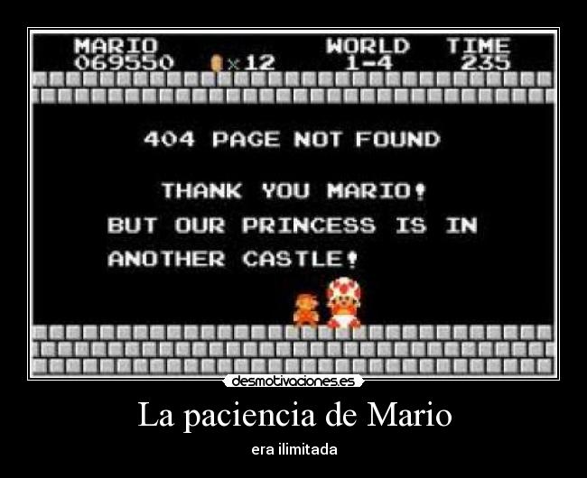 La paciencia de Mario - 