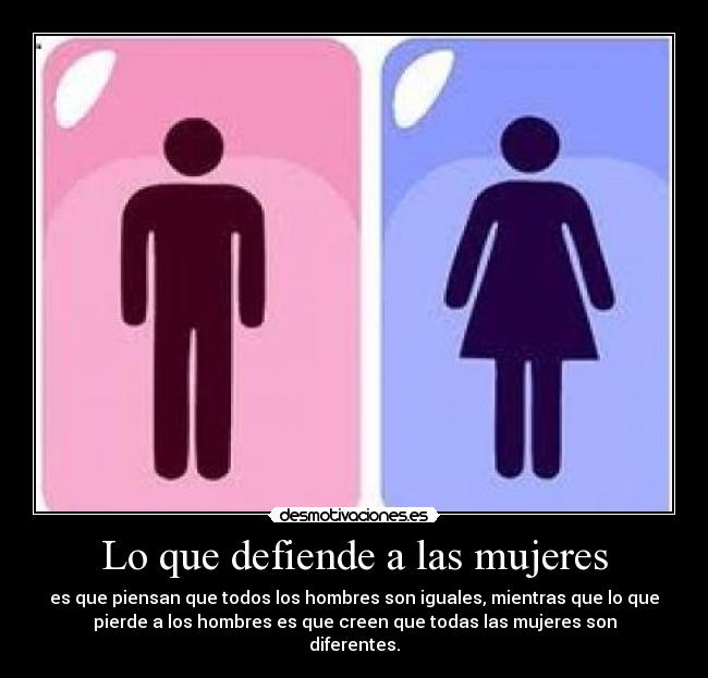 Lo que defiende a las mujeres -