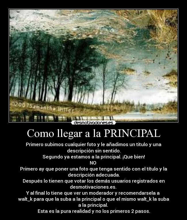 Como llegar a la PRINCIPAL - 