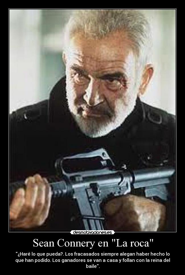 Sean Connery en La roca -