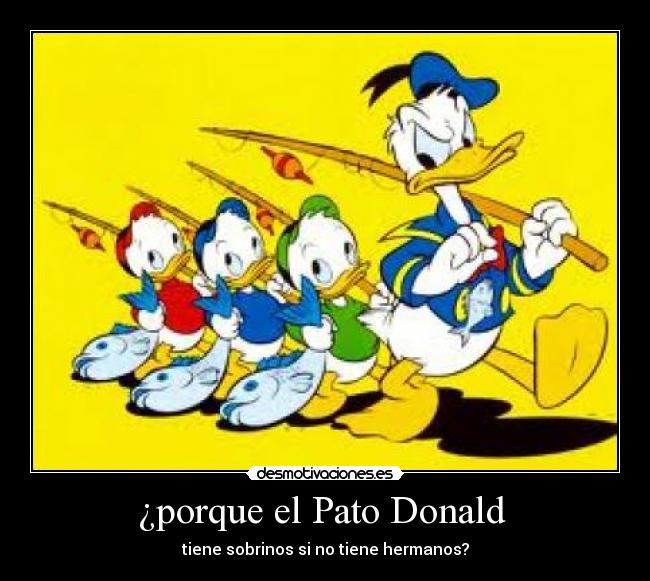 ¿porque el Pato Donald -