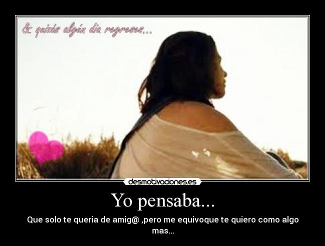 Yo pensaba... - 