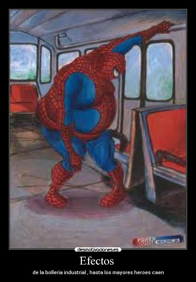 carteles spiderman desmotivaciones