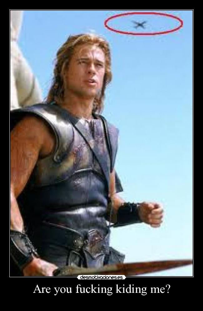 Are you fucking kiding me? -