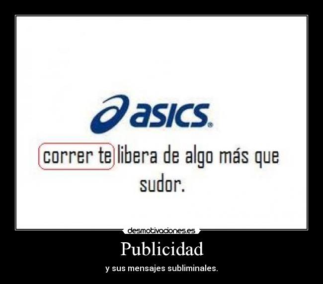 Publicidad - y sus mensajes subliminales.