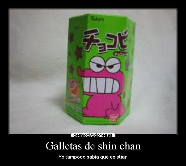 Galletas de shin chan -