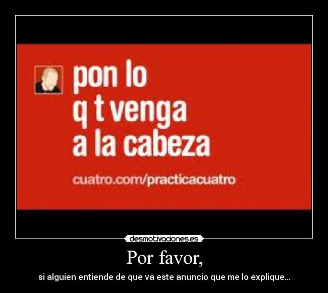 Por favor, - 