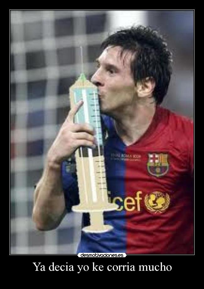 carteles messi drogadicto desmotivaciones