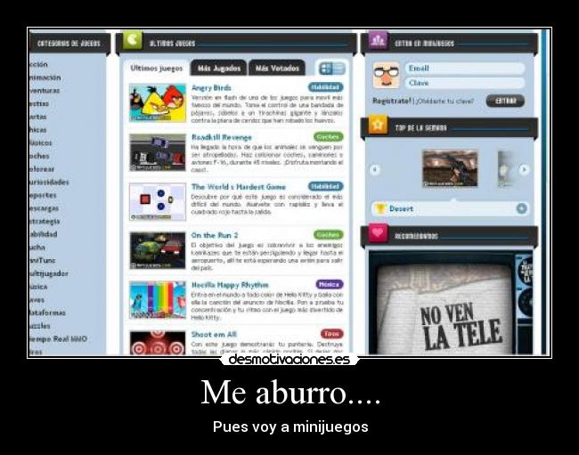 Me aburro.... -