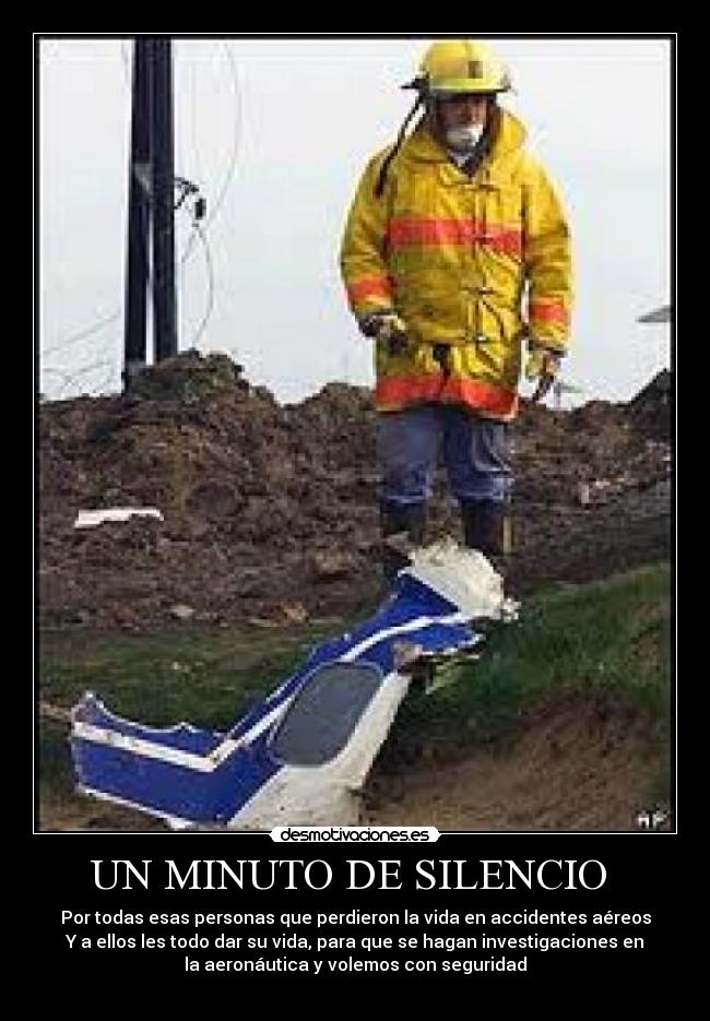 UN MINUTO DE SILENCIO -