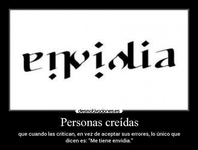 Personas creídas - 