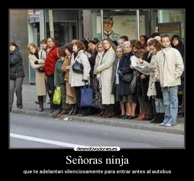Señoras ninja -