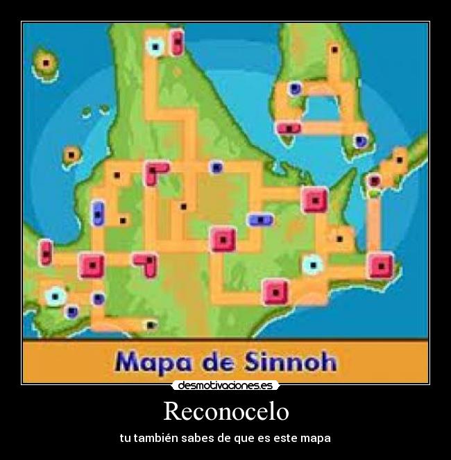 Reconocelo - tu también sabes de que es este mapa