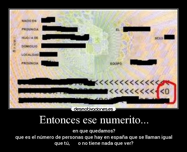 Entonces ese numerito... -