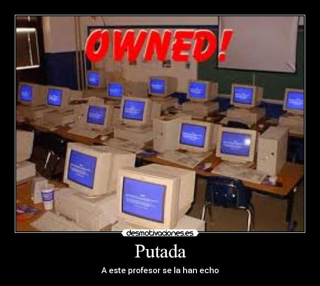 Putada - A este profesor se la han echo