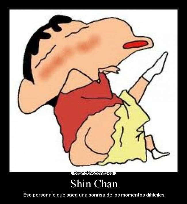 carteles shin chan desmotivaciones