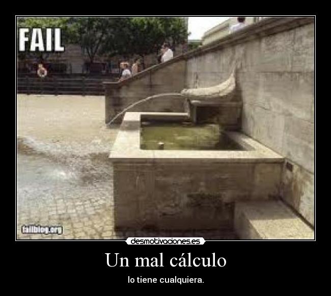 Un mal cálculo -