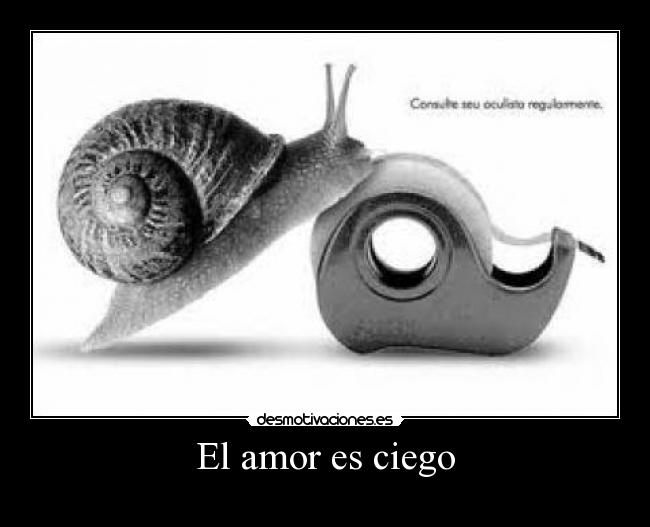 El amor es ciego -