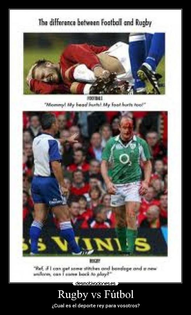 Rugby vs Fútbol - 