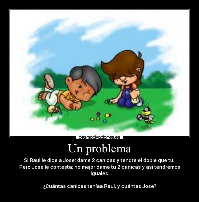 Un problema - 